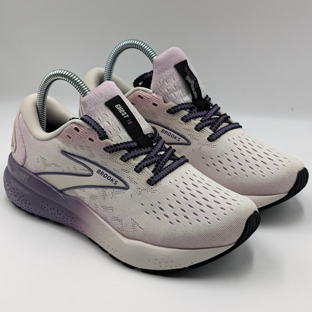 Brooks Ghost 16 Lilac Windsome Womens 7.5 Medium B (UK 5.5) Running Shoes
